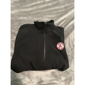Boston Red Sox MLB Half Zip Fleece Jacket Men's XL embroidered